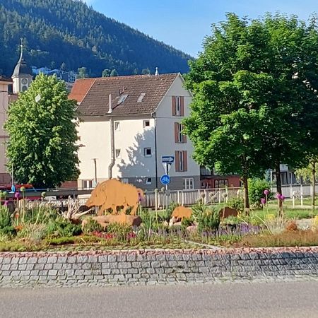 Apartement Am Waldrand Bad Wildbad Exterior foto